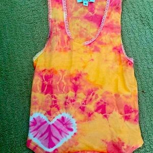 Frankie’s Bikinis Tie Dye Sherbet Tank